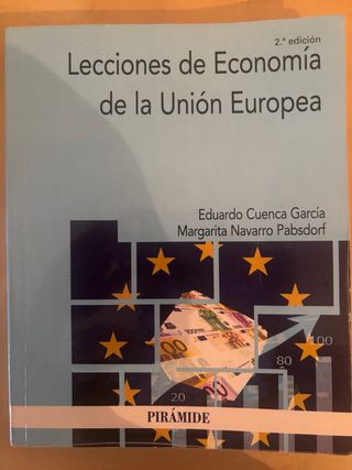 Libro Lecciones de economía de la unió europea