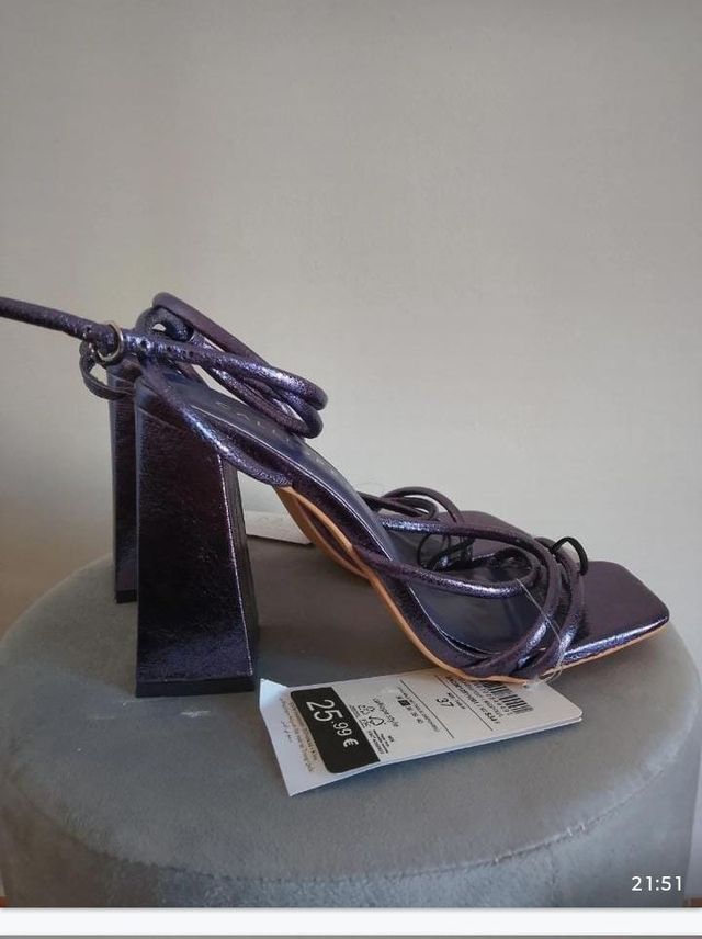 Scarpe Calliope donna viola tacco 37