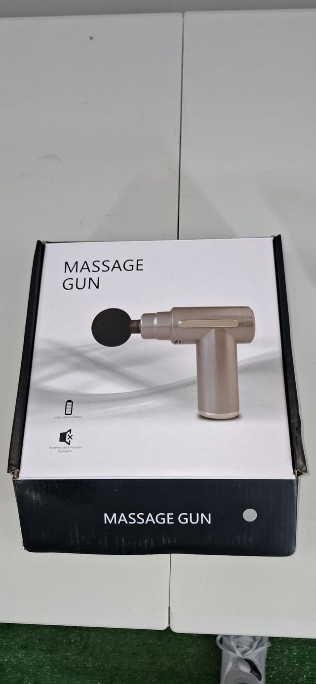 Pistola de Masaje Gris con Accesorios