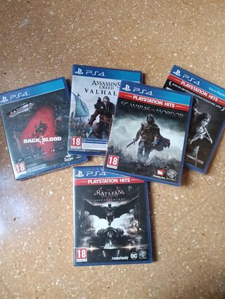 Lote 4 Juegos PS4 (PlayStation 4)