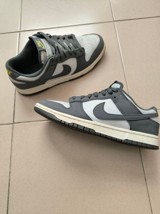 Zapatillas Nike Dunk Gris y Blanco
