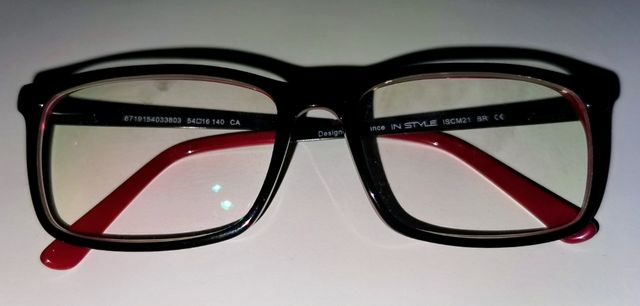 Montatura per occhiali da donna IN STYLE nero/rossa