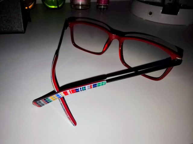 Montatura per occhiali da donna IN STYLE nero/rossa