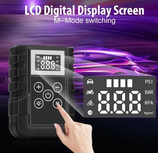 Compresor inflador Portátil con Batería recargable