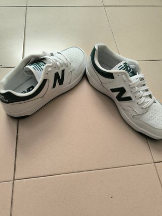 Scarpe New Balance 480 bianche e verdi