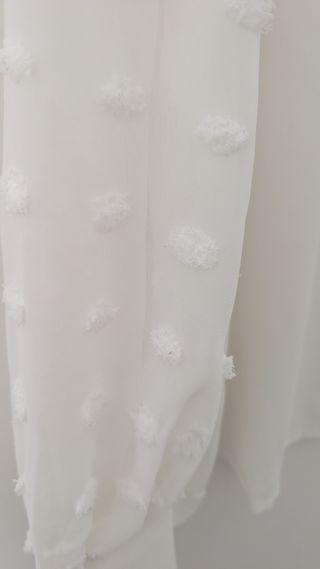 Camisa SheIn blanca manga abullonada
