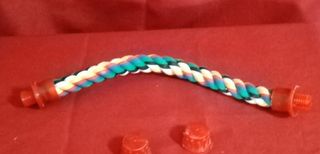 Percha para pájaros multicolor