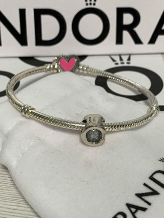 Pandora Charm Letra C Plata