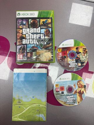 Videojuego Xbox 360 grand theft auto v