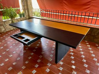 Mesa de despacho Bordonabe madera y metal