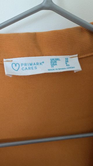 Americana Fluida Mostaza Primark Paula Echevarría