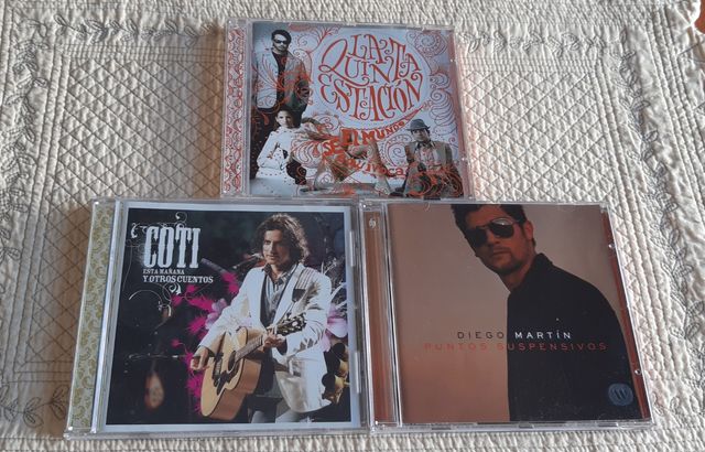 Lote 3 CDs Música Pop Latino