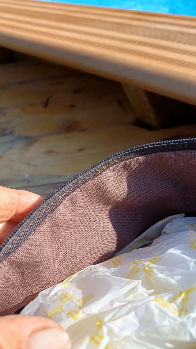 Pochette Borbonese Beige e marrone