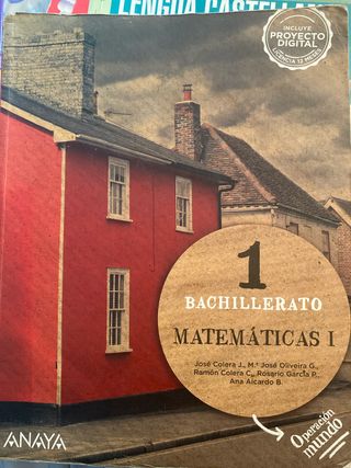 Matemáticas I.