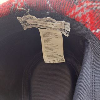 Cappello a quadri bambina