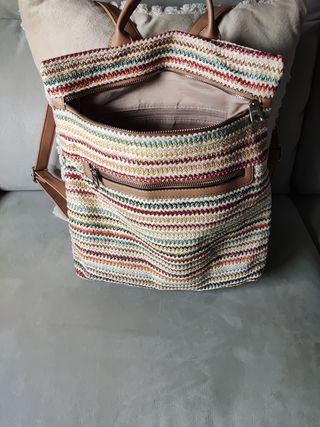 Mochila Federica, bolso Mujer Multicolor