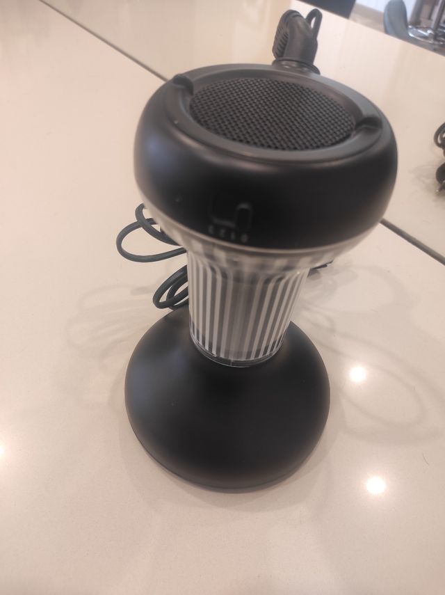 Difusor Secador Negro y Plateado