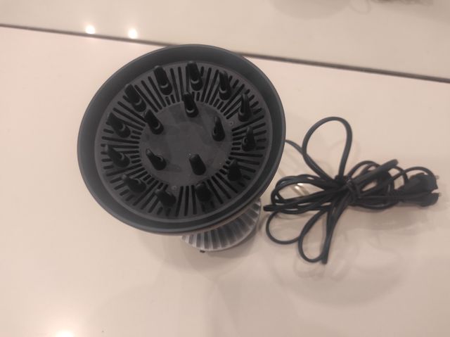 Difusor Secador Negro y Plateado