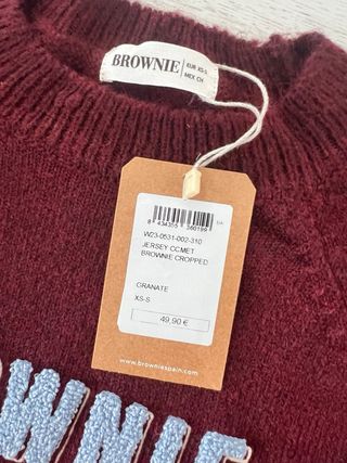 Jersey Lana Brownie sin estrenar Talla XS