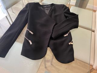 Chaqueta vestir forrada y entallada