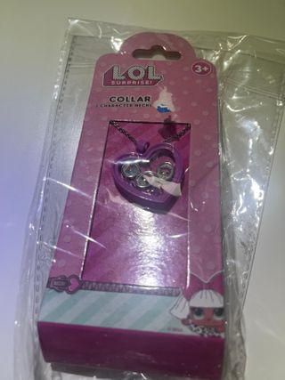 Collar LOL Surprise Corazón Morado