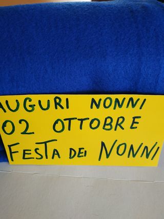 Festa dei nonni n.2 plaid nuovi.
