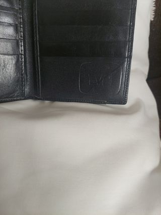 Cartera de piel TVE