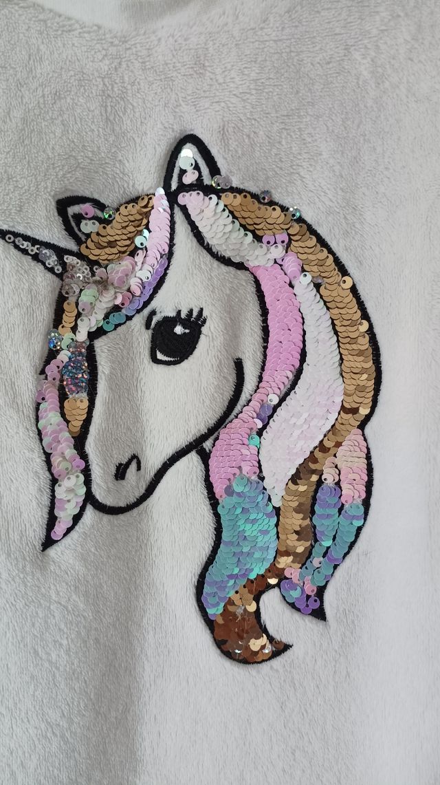 Maglione con paillettes unicorno H&M per ragazze 10-12