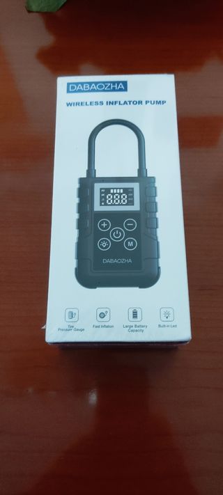 Inflador Neumáticos Portátil Batería