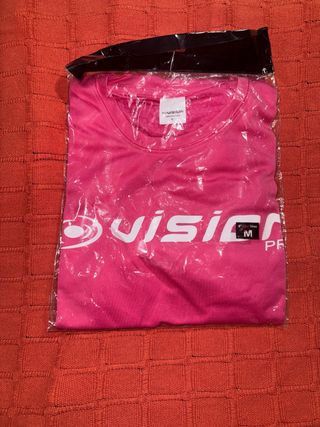 Camiseta deportiva VISION rosa talla M