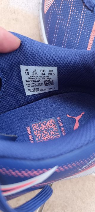 Zapatillas Puma Fútbol Multitacos Azul