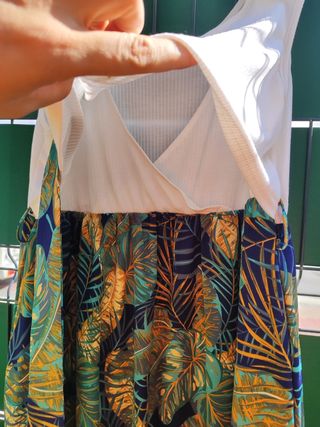 Vestido premamá/lactancia estampado