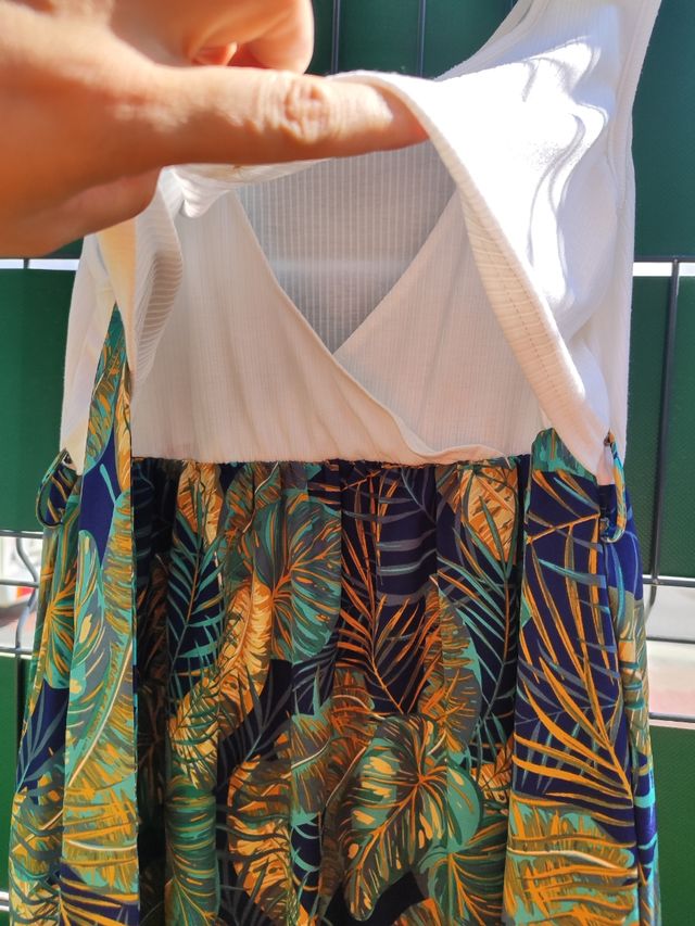 Vestido premamá/lactancia estampado