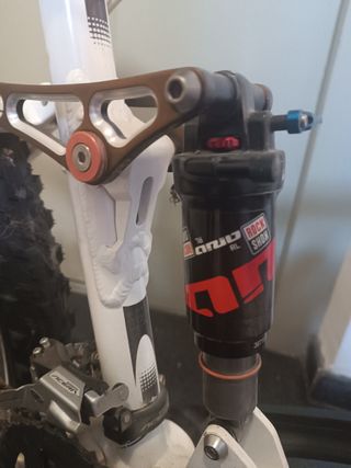 Bicicletta Massi White Full Suspension