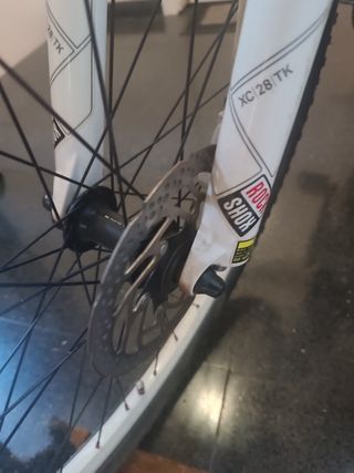 Bicicletta Massi White Full Suspension