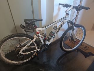Bicicletta Massi White Full Suspension