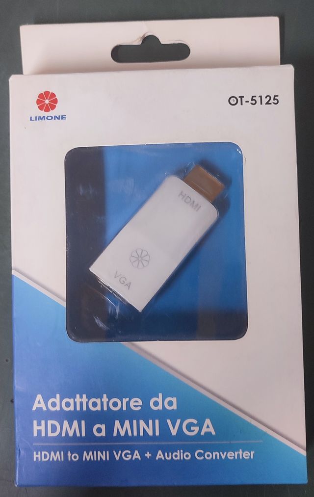 Adattatore OT-5125 HDMI to Mini VGA