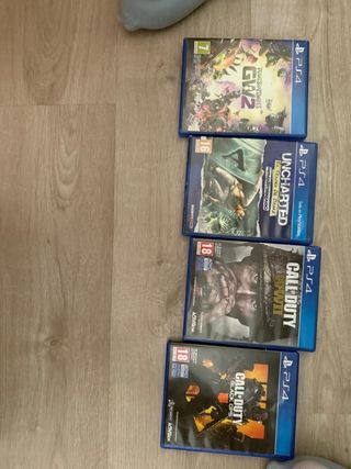 Juegos PS4: Plants vs Zombies, Uncharted, Call of
