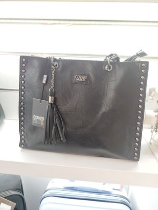 Borsa Coveri Donna Nera con Borchie