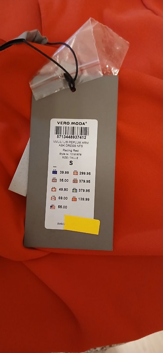 Vestido rojo sin estrenar