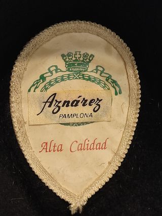 Sombrero Aznarez Azul con Pluma