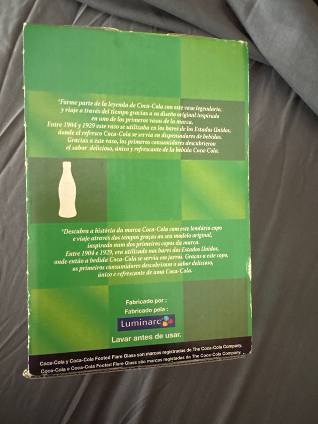 Vaso Coca Cola Verde Inspirado 1904