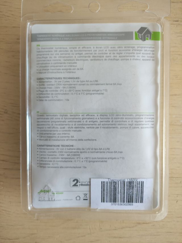 Termostato Digital ASTRELL HOME