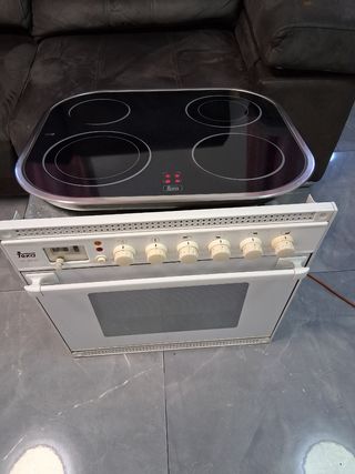 Conjunto Horno y Vitrocerámica Teka medida especia