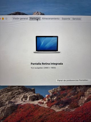 MacBook Pro Retina 15,6 Plata