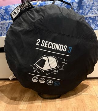 Carpa Quechua 2 Seconds 3 Fresh & Black