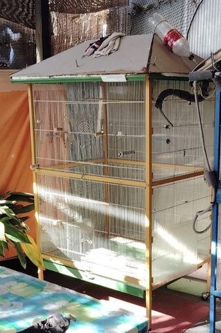 Jaula grande para pájaros