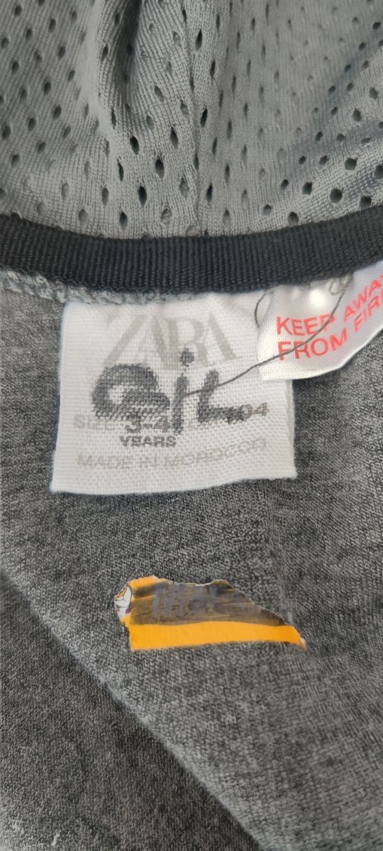 Chaqueta Zara 3/4 años Gris