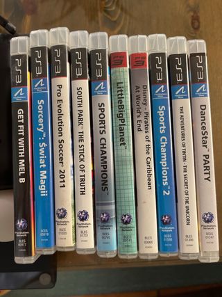 Lote PlayStation 3 + 10 Juegos