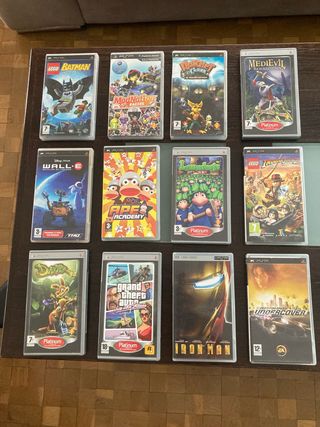 Lote de juegos PSP